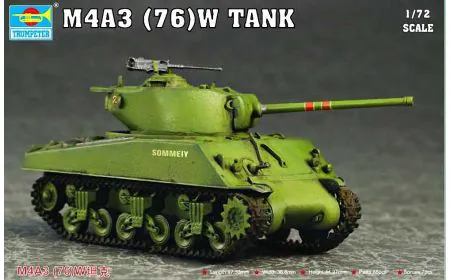 Trumpeter 1:72 - M4A3 (76W) Sherman Tank
