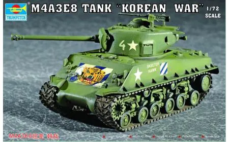Trumpeter 1:72 - M4A3E8 Sherman Korea (T80 Track)
