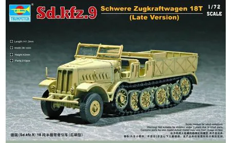Trumpeter 1:72 - Sd.Kfz.9 18t Half Track (Late)