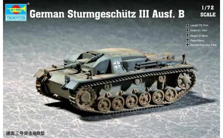 Trumpeter 1:72 - Sturmgeschutz StuG III Ausf.B