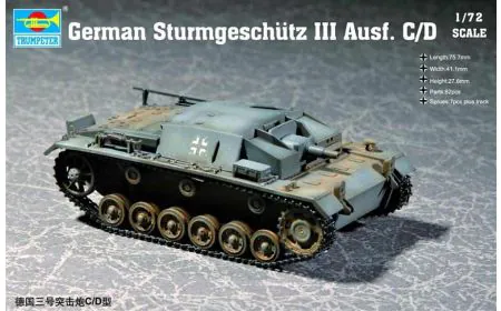 Trumpeter 1:72 - Sturmgeschutz StuG III Ausf.C/D