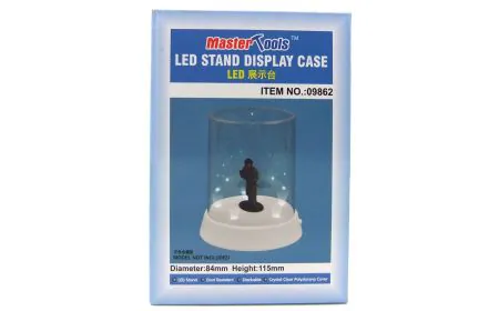 * Trumpeter Display Case - 84m m Dia. X 115mm LED Stand Flat