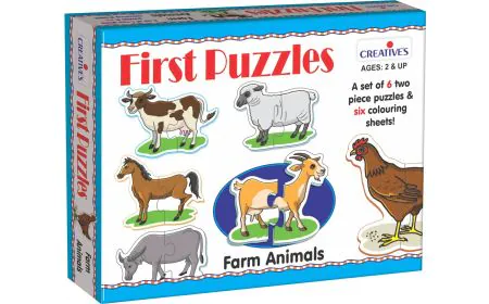 * Creative Educational - First Puzzles - Farm Animals