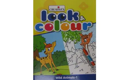 * Creative Books - Look N Colour -Wild Animals 1