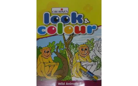 * Creative Books - Look N Colour -Wild Animals 2