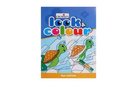 * Creative Books - Look N Colour -Sea Animals