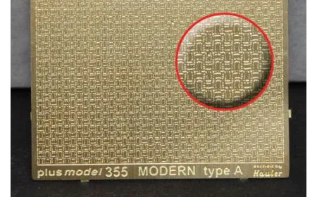* Plusmodel 1:35 - Engraved Plate - Modern A Type