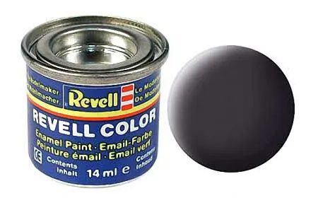 Revell Enamels - 14ml - Tar Black, matt