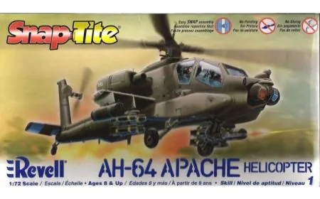 Revell Monogram Snaptite 1:72 - Apache Helicopter