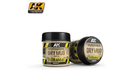 AK Interactive Splatter Effects Dry Mud 100ml