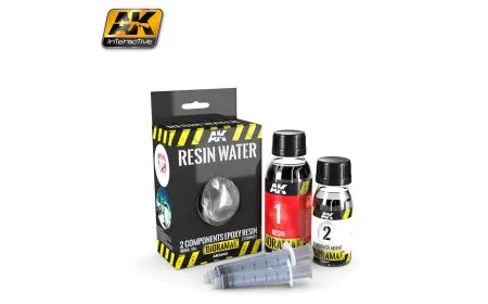 AK Interactive Resin Water 3 Part Epoxy 180ml