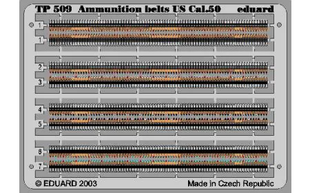 Eduard Photoetch (Zoom) 1:35 - Ammunition Belts US Cal.0.50