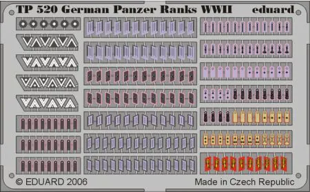 Eduard Photoetch (Zoom) 1:35 - German Panzer Ranks WWII