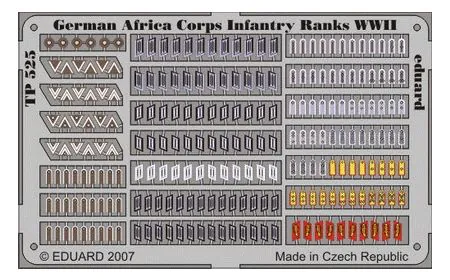 Eduard Photoetch (Zoom) 1:35 - Africa Corps Inf Ranks WWII
