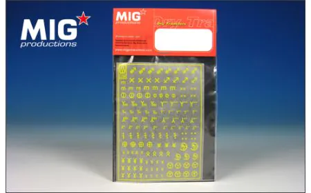 * Mig Transfers 1:35 - Weh rmacht Armour Numbers (Yellow)