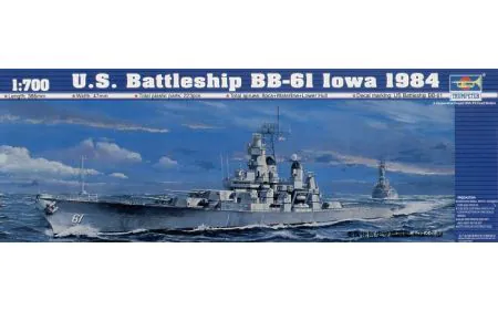 Trumpeter 1:700 - USS Iowa Battleship BB-61 (1984)
