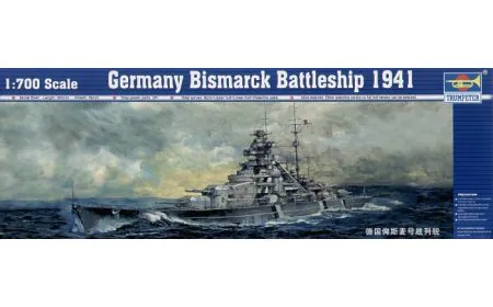 Trumpeter 1:700 - German Battleship Bismarck (1941)