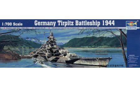 Trumpeter 1:700 - German Battleship Tirpitz (1943)