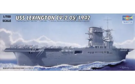 Trumpeter 1:700 - USS Lexingto Aircraft Carrier CV-2 (1942)