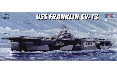 Trumpeter 1:700 - USS Franklin Aircraft Carrier CV-13 (1944)