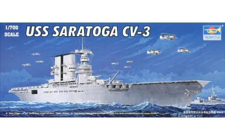 Trumpeter 1:700 - USS Saratoga Aircraft Carrier CV-3