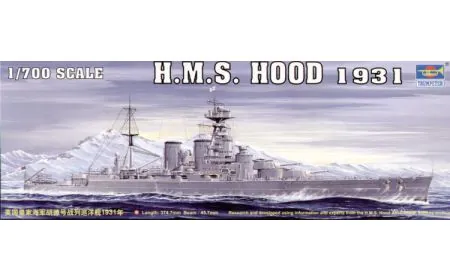 Trumpeter 1:700 - HMS Hood Battleship (1931)