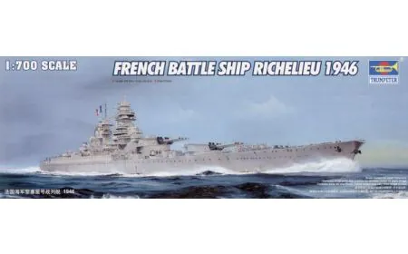 Trumpeter 1:700 - Richelieu French Navy Battleship (1946)