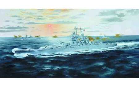 Trumpeter 1:700 - Jean Bart French Navy Battleship (1955)