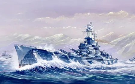 Trumpeter 1:700 - USS Alabama Battleship BB-60