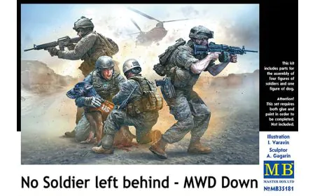 Masterbox 1:35 - No Soldier left behind - MWD Down