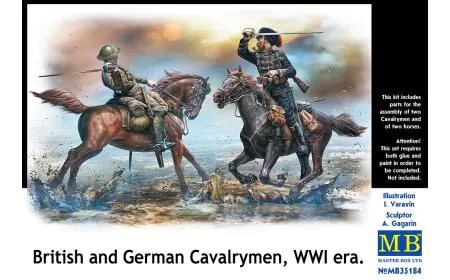Masterbox 1:35 - British and German Cavalrymen WWI