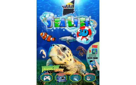 * Popar 3D - Sea Life Book (Hardcover)