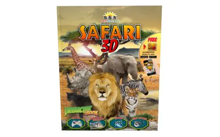 * Popar 3D - Safari Book (Hardcover)