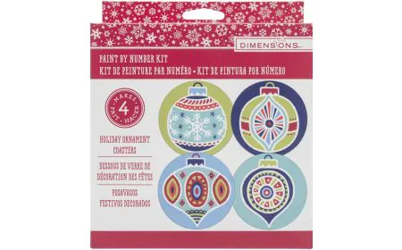 * Paintsworks Paint by Numbe rs - Holiday Coasters
