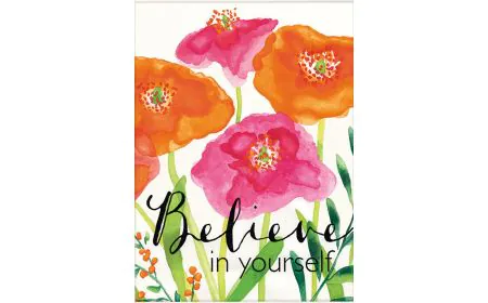 * Paintsworks Learn to Pa int 9" x 12"- Believe Yourself