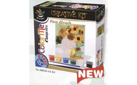 *D-Toys - Color Me Canvas - (Van Gogh) - Sunflowers