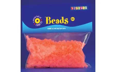 * Playbox - Beads (neon red) - 1000 pcs - Refill 6
