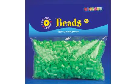 * Playbox - Beads (green pearl ) - 1000 pcs - Refill 16