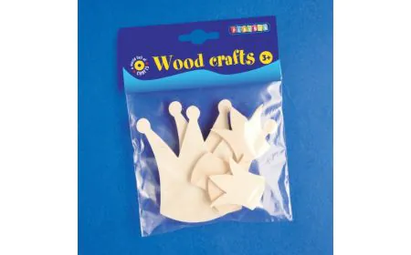 * Playbox - Wooden crowns - various sizes - 10 pcs