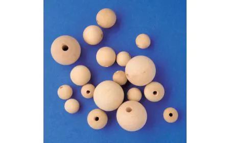 Playbox - Wooden Beads Round Unpainted 20mm 100 pcs