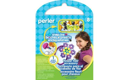 * Perler Beads - Snap ins Acti vity Kit Flower Hair Accessory