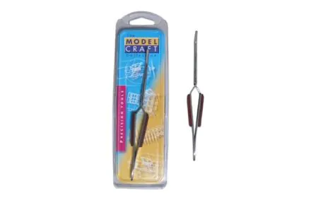 Modelcraft - Tweezers - Reverse action Curved