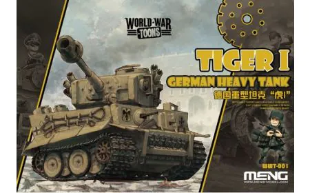 Meng Model - German Tiger I Heavy Tank World War Toon