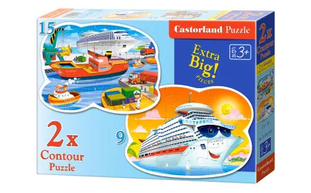 * Castorland Jigsaw Premium ( C)(9, 15pc) - Sea Adventures