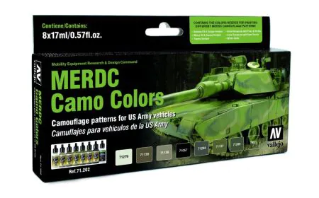 AV Vallejo Model Air Set - MERDC Camo colours x 8