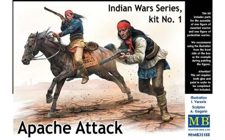 Masterbox 1:35 - Indian Wars Series Apache Attack