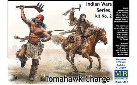 Masterbox 1:35 - Indian Wars Series Tomahawk Charge