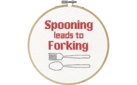 *Dimensions Counted X Stitch - Spooning