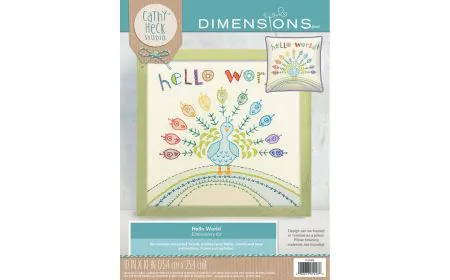 Dimensions Embroidery - Hello World