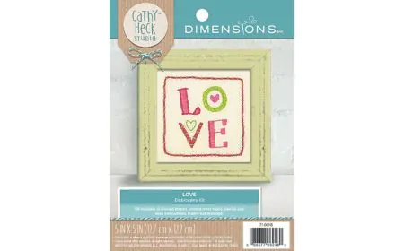 * Dimensions Embroidery - Love